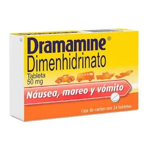 Dramamine dimenhidrinato 50 mg tabletas - Sobre x 12