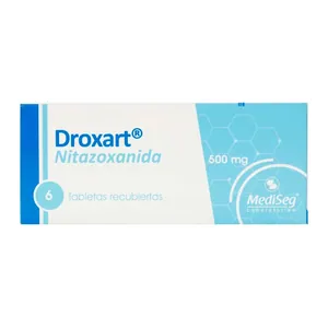 Droxart nitazoxanida 500 mg tabletas recubiertas MediSeg
