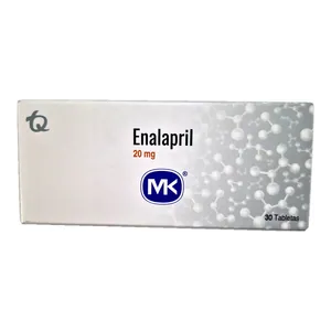 Enalapril 20 mg tabletas MK