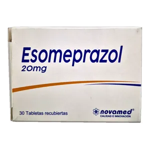 Esomeprazol 20 mg tabletas recubiertas Novamed - Sobre x 10