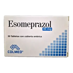 Esomeprazol 40 mg tabletas con cubierta entérica Colmed - Sobre x 10