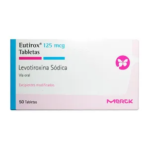 Eutirox levotiroxina sódica 125 mcg tabletas Merck