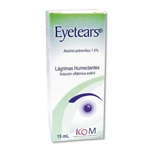 Eyetears alcohol polivinílico 1,4% lágrimas humectantes 15 mL
