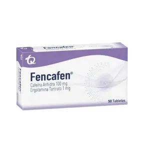 Fencafen cafeína + ergotamina tabletas Tecnoquímicas - Caja x 50