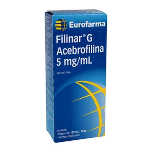 Filinar G acebrofilina 5 mg/mL jarabe 120 mL Eurofarma