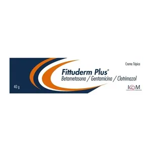 Fittuderm Plus betametasona + gentamicina + clotrimazol crema 40 g