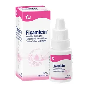 Fixamicin gotas óticas 15 mL Tecnoquímicas