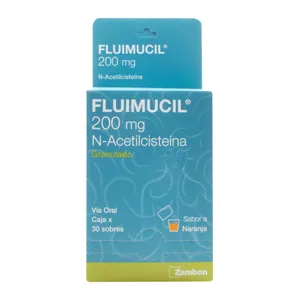 Fluimucil 200 mg N-acetilcisteína granulado sobres Zambon - Unidad