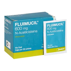 Fluimucil 600 mg N-acetilcisteína granulado sobres Zambon - Unidad