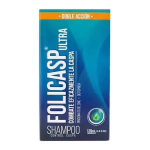 Folicasp Ultra shampoo control caspa 120 mL
