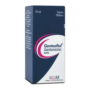 Gentooftal gentamicina 0,3% solución oftálmica 10 mL