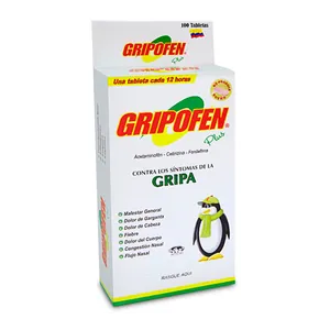Gripofen Plus tabletas - Caja x 100