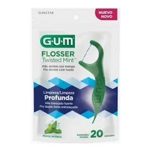 GUM Flosser Twisted Mint x20