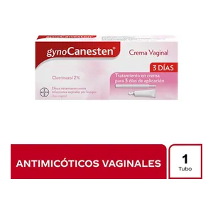 GynoCanesten clotrimazol 2% crema vaginal 3 días Bayer
