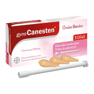 GynoCanesten clotrimazol 200 mg óvulos blandos 3 días Bayer