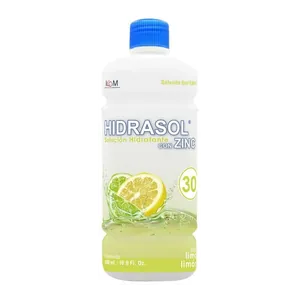 Hidrasol 30 con zinc solución hidratante limón 500 mL
