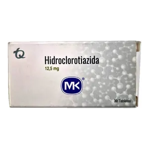 Hidroclorotiazida 12,5 mg tabletas MK