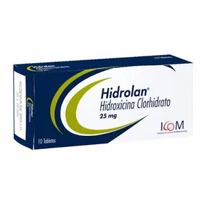 Hidrolan hidroxicina clorhidrato 25 mg tabletas - Caja x 20