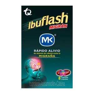 Ibuflash Migrán cápsulas líquidas x8 Tecnoquímicas
