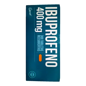 Ibuprofeno 400 mg tabletas recubiertas Laproff - Sobre x 10