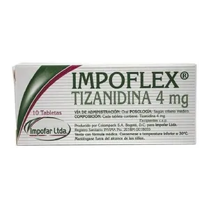 Impoflex tizanidina 4 mg tabletas Impofar
