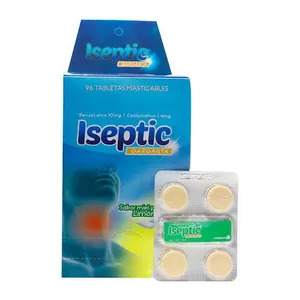 Iseptic garganta tabletas masticables - Caja x 96