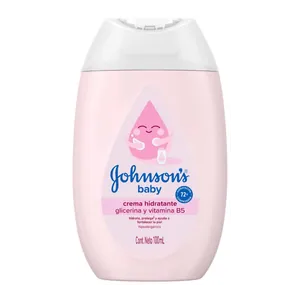 Johnson's Baby crema hidratante glicerina y vitamina B5 100 mL