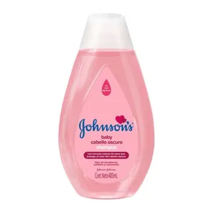 Johnson's Baby shampoo cabello oscuro 400 mL