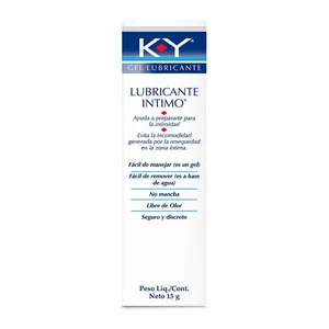 K-Y gel lubricante íntimo 15 g