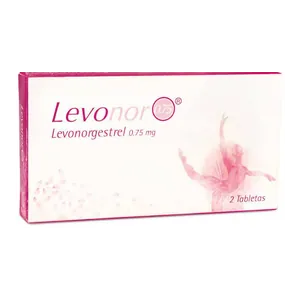 Levonor levonorgestrel 0,75 mg tabletas x2
