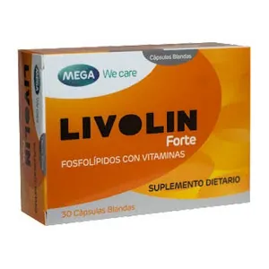 Livolin Forte fosfolípidos con vitaminas cápsulas blandas x30