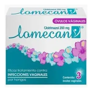 Lomecan clotrimazol 200 mg óvulos vaginales