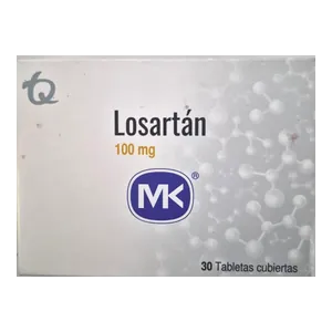 Losartán 100 mg tabletas cubiertas MK