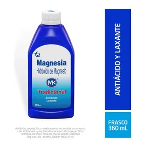 Magnesia hidróxido de magnesio tradicional 360 mL MK