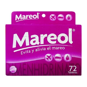 Mareol dimenhidrinato tabletas - Caja x 72