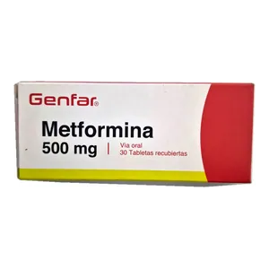 Metformina 500 mg tabletas recubiertas Genfar