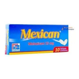 Mexican meloxicam 15 mg tabletas Bioquifar