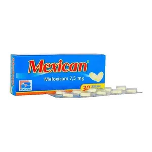 Mexican meloxicam 7,5 mg tabletas Bioquifar - Sobre x 10
