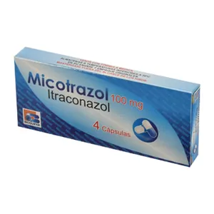Micotrazol itraconazol 100 mg cápsulas Bioquifar - Unidad