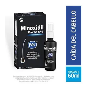 Minoxidil Forte 5% solución tópica 60 mL MK