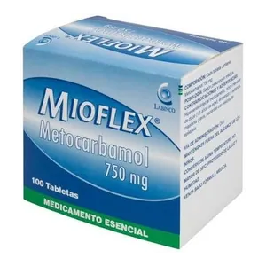 Mioflex metocarbamol 750 mg tabletas x100 Labinco - Caja x 100