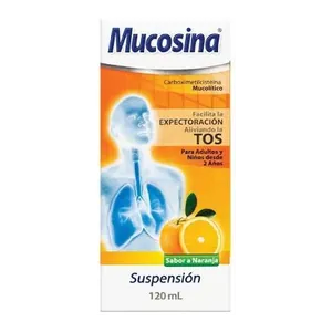Mucosina carboximetilcisteína suspensión 120 mL