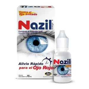 Nazil Ofteno nafazolina 0,1% solución oftálmica 15 mL Sophia
