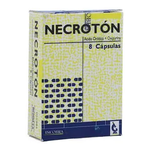 Necrotón ácido orótico + oxipurina cápsulas Incobra - Sobre x 4