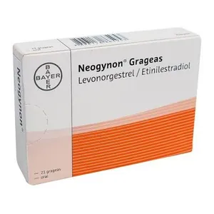 Neogynon levonorgestrel + etinilestradiol grageas Bayer