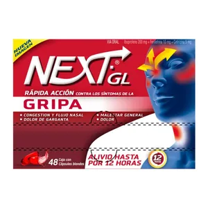 Next GL cápsulas blandas - Caja x 48