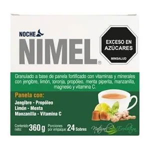 Nimel Noche granulado de panela sobres - Caja x 24