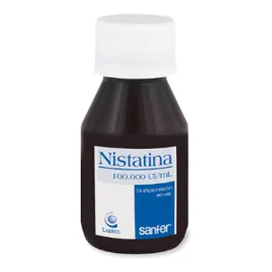 Nistatina 100.000 UI/mL suspensión oral Sanfer