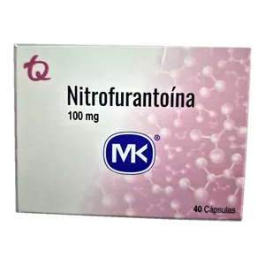 Nitrofurantoína 100 mg cápsulas MK - Sobre x 10