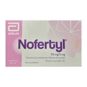 Nofertyl enantato de noretisterona + valerato de estradiol solución inyectable Abbott
